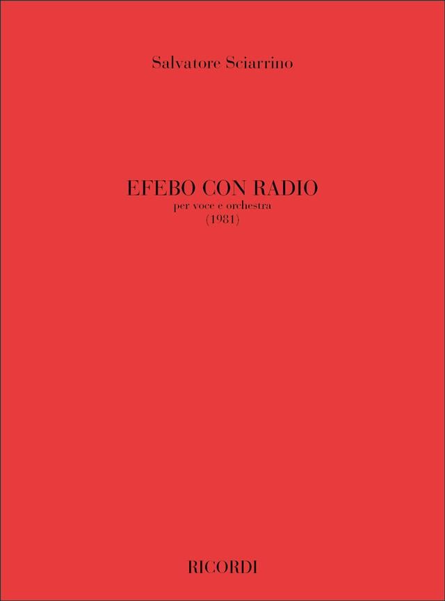 Efebo Con Radio